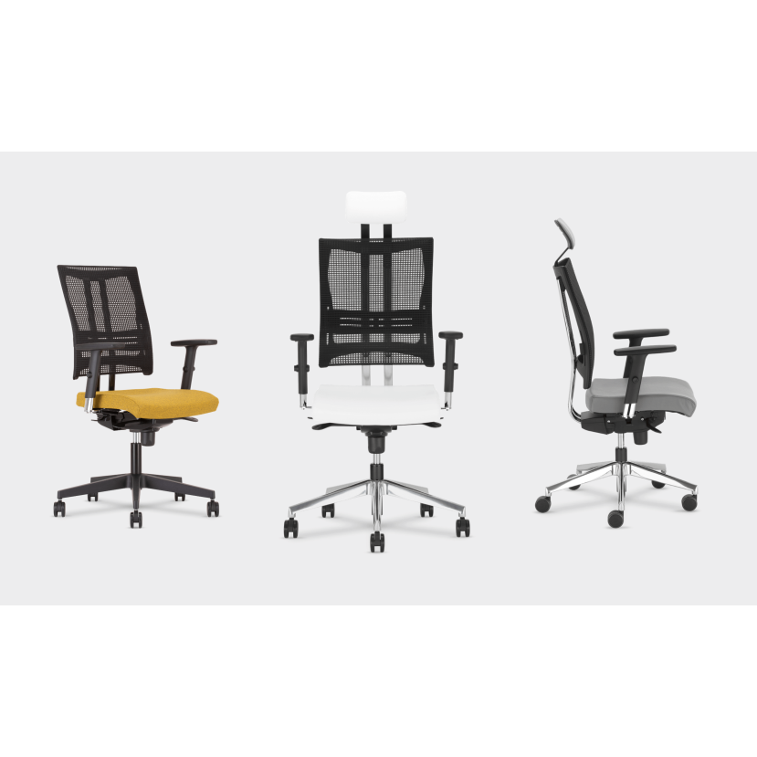 Ergonominė kėdė @-Motion R15K HR steel 33 chrome