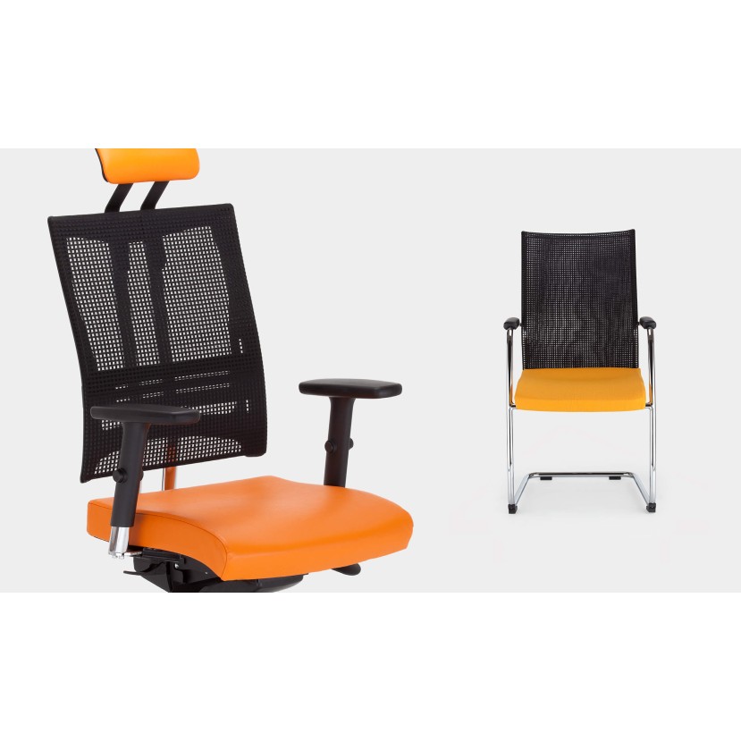 Ergonominė kėdė @-Motion R15K HR steel 33 chrome