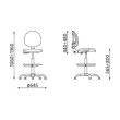 Speciali kėdė SMART RTS + ring base Speciali kėdė SMART RTS + ring base