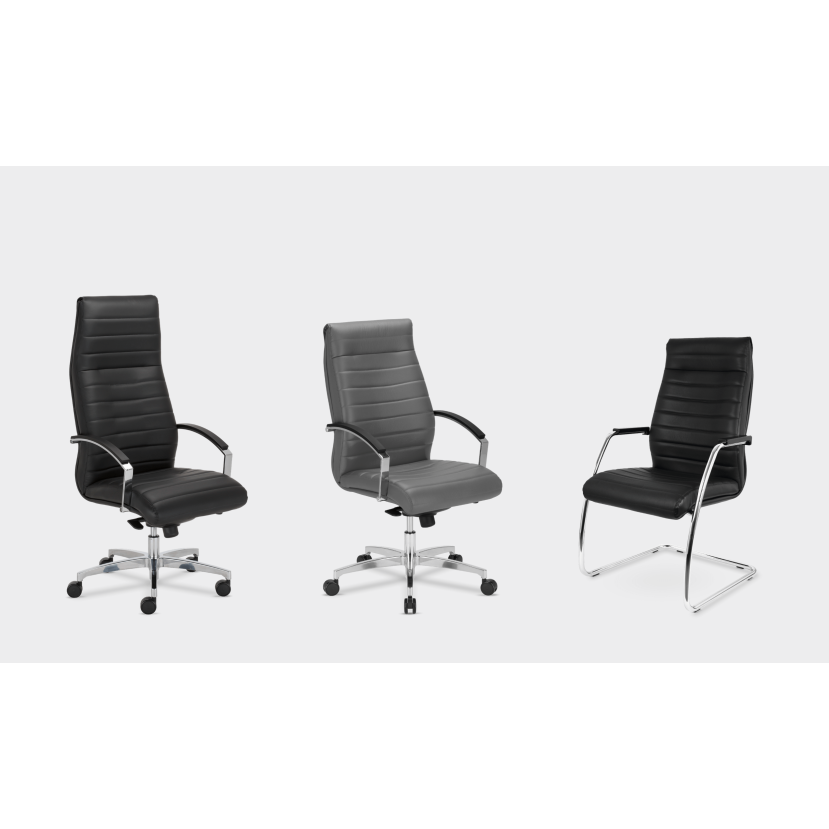 Vadovo kėdė Lynx steel chrome Vadovo kėdė Lynx steel chrome
