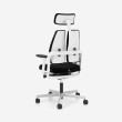 Žaidimų kėdė Xilium Gaming chair Black&White Žaidimų kėdė Xilium Gaming chair Black&White