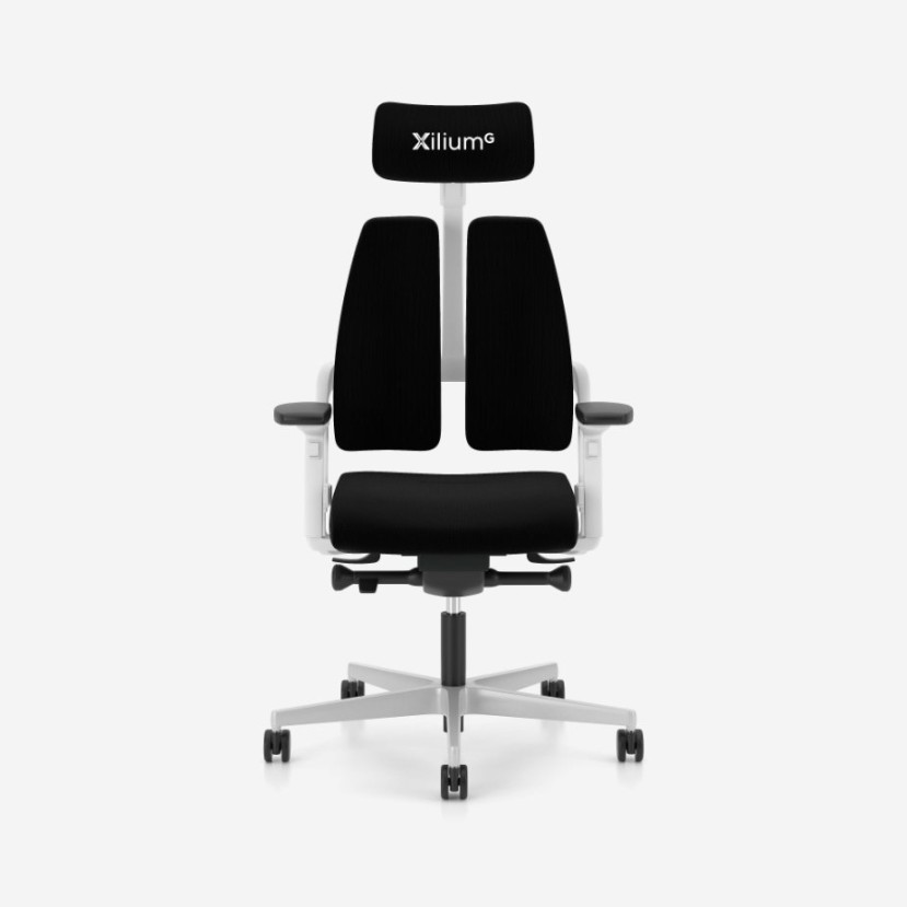 Žaidimų kėdė Xilium Gaming chair Black&White Žaidimų kėdė Xilium Gaming chair Black&White