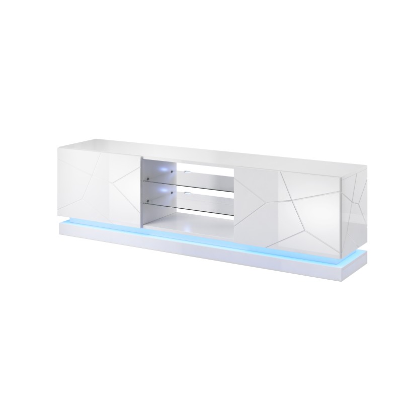 TV stovas QIU 200 baltas TV stovas QIU 200 baltas