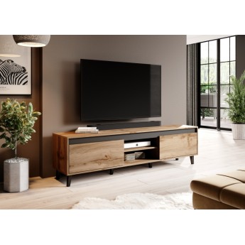 TV stovas NORD II votan ąžuolas/antracyt/juodas