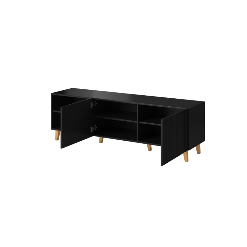 PAFOS TV stovas 150 2D2K juoda/juoda