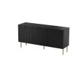 Komoda JUNGLE KMODA 152 matinė juoda/matinė juoda Komoda JUNGLE KMODA 152 matinė juoda/matinė juoda