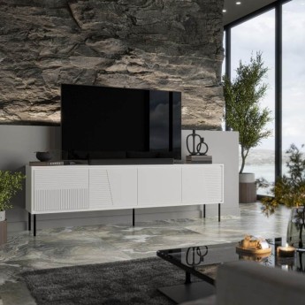 TV staliukas ABI baltas