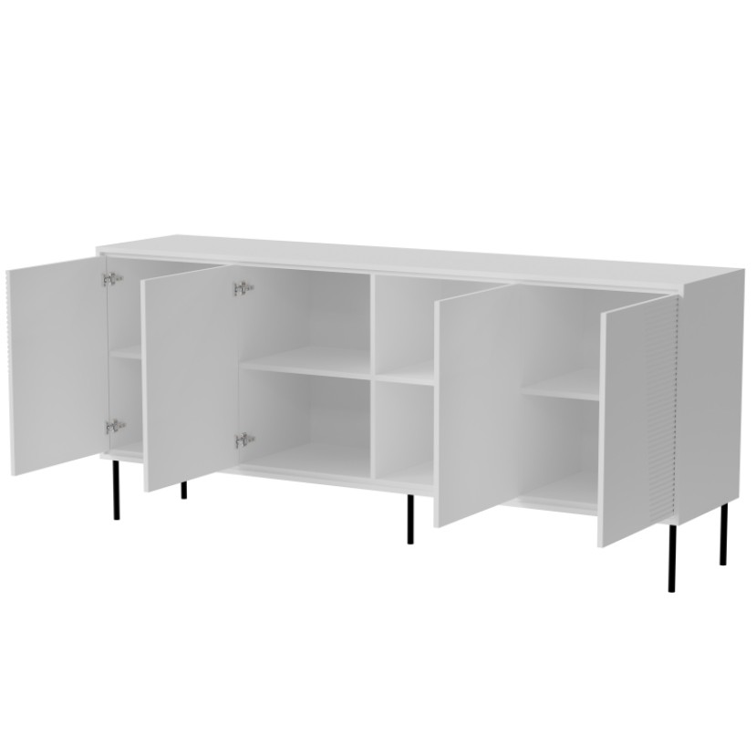 Komoda ABI matinė balta/ matinė balta Komoda ABI matinė balta/ matinė balta