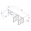 TV staliukas PALAZZO 150 (3D)