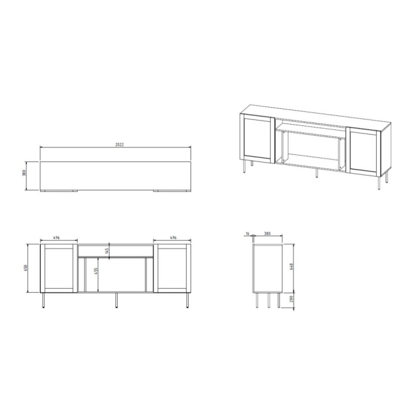 MILIJONAS komoda EF MILIJONAS komoda EF