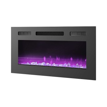 Elektrinis židinys IF-40FSB LED RGB, juodas Elektrinis židinys IF-40FSB LED RGB, juodas