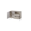 Komoda TRESSE 1D2S smėlio spalvos