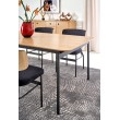 SMART-ST stalo spalva: natūralus ąžuolas/juoda SMART-ST stalo spalva: natūralus ąžuolas/juoda