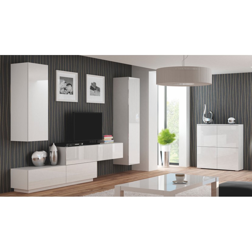 LIVO KM-100, komoda, spalva: balta LIVO KM-100, komoda, spalva: balta