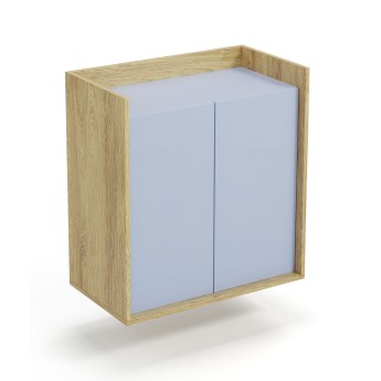 MOBIUS spintelė 2D spalva: hikora ąžuolas/šviesiai mėlyna MOBIUS spintelė 2D spalva: hikora ąžuolas/šviesiai mėlyna