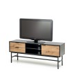 TV staliukas MURANO RTV-1, spalva: amatinis ąžuolas/juoda TV staliukas MURANO RTV-1, spalva: amatinis ąžuolas/juoda