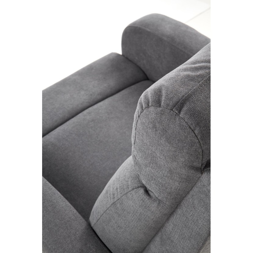 Atlošiamas fotelis OSLO 1S pilkas Atlošiamas fotelis OSLO 1S pilkas