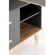 Rašomasis stalas SERGIO XL ąžuolo/antracito Rašomasis stalas SERGIO XL ąžuolo/antracito