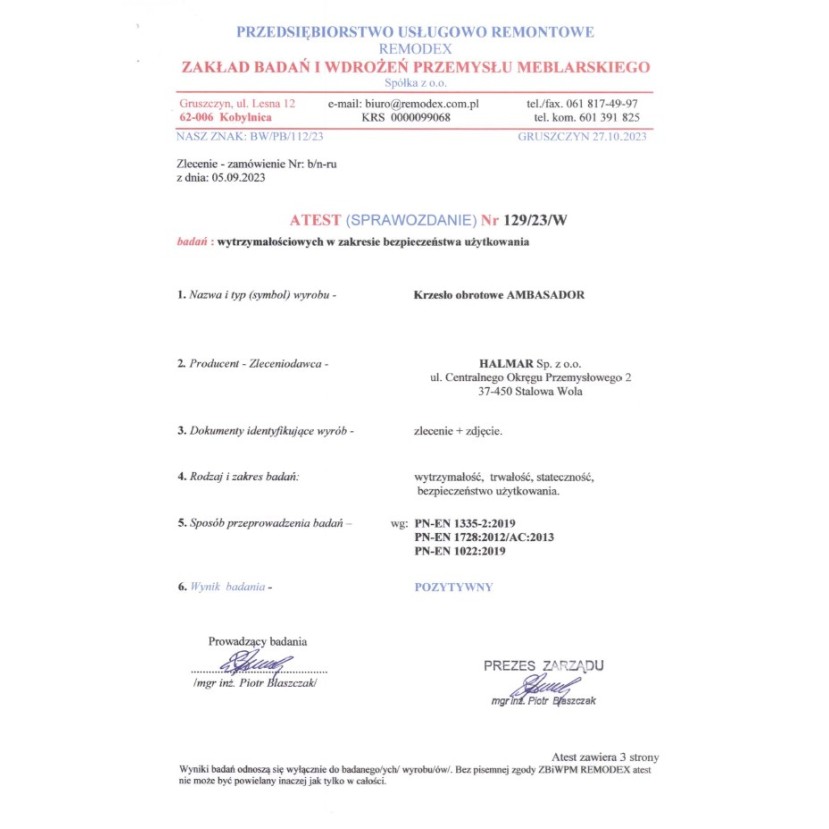 1 Biuro kėdė AMBASADOR pilka/juoda 1 Biuro kėdė AMBASADOR pilka/juoda