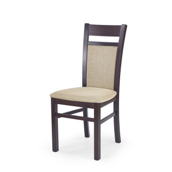 Valgomojo kėdė GERARD 2 tamsus riešutas / Torent Beige