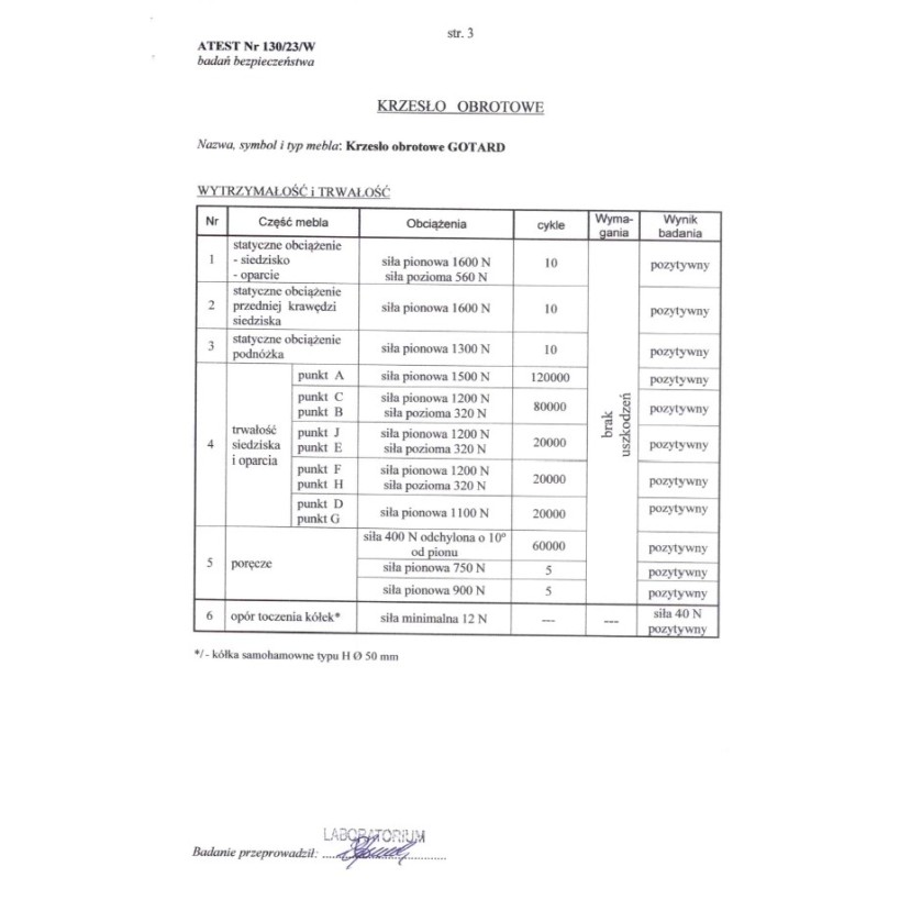 1 Biuro kėdė GOTARD 1 Biuro kėdė GOTARD