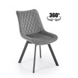 K520 kėdė, juoda/tamsiai pilka K520 kėdė, juoda/tamsiai pilka