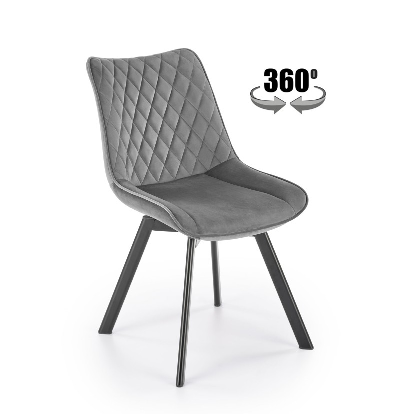 K520 kėdė, juoda/tamsiai pilka K520 kėdė, juoda/tamsiai pilka