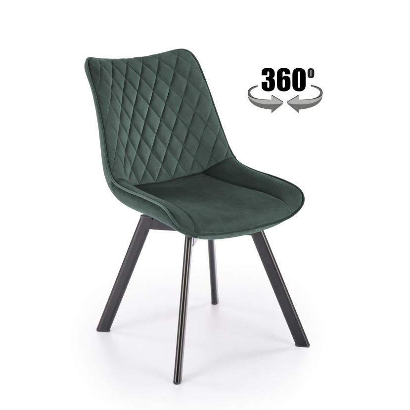 K520 kėdė, juoda / tamsiai žalia K520 kėdė, juoda / tamsiai žalia