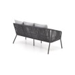 Lauko baldų komplektas ROCCA pilkas (sofa + 2 kėdės + žurnalinis staliukas) Lauko baldų komplektas ROCCA pilkas (sofa + 2 kėdės + žurnalinis staliukas)