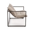 Lauko baldų komplektas SHARK juodas/kapučino (sofa + 2 kėdės + kavos staliukai) Lauko baldų komplektas SHARK juodas/kapučino (sofa + 2 kėdės + kavos staliukai)