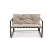 Lauko baldų komplektas SHARK juodas/kapučino (sofa + 2 kėdės + kavos staliukai) Lauko baldų komplektas SHARK juodas/kapučino (sofa + 2 kėdės + kavos staliukai)