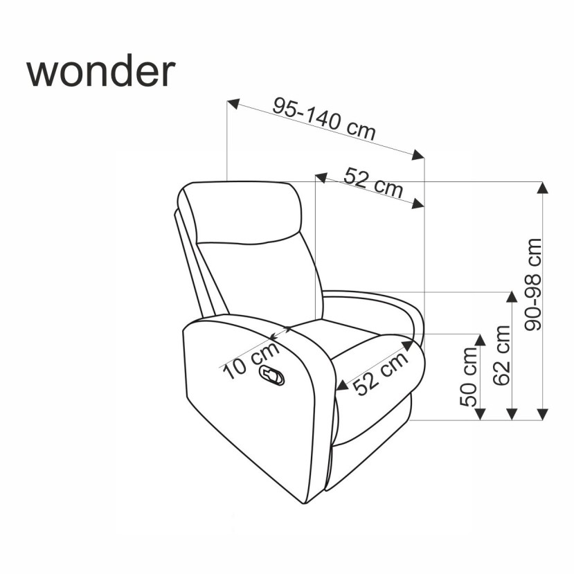 Fotelis WONDER smėlio Fotelis WONDER smėlio