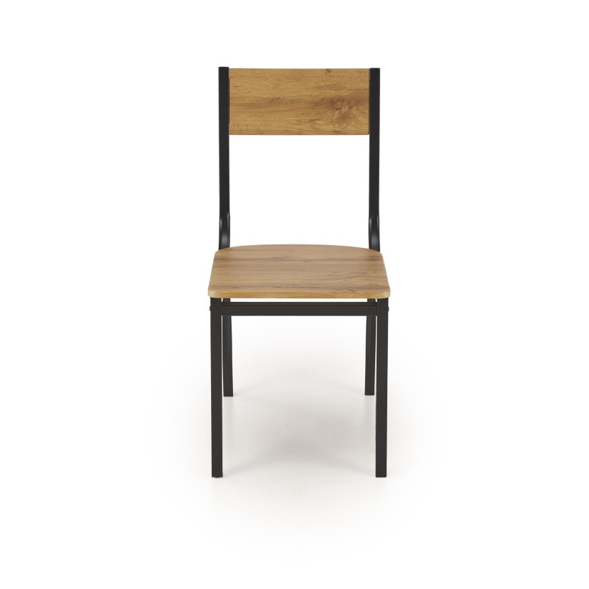 MILTON stalas + 4 kėdės spalva: natūrali / juoda MILTON stalas + 4 kėdės spalva: natūrali / juoda