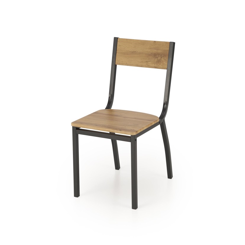 MILTON stalas + 4 kėdės spalva: natūrali / juoda MILTON stalas + 4 kėdės spalva: natūrali / juoda