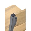 MILTON stalas + 4 kėdės spalva: natūrali / juoda MILTON stalas + 4 kėdės spalva: natūrali / juoda