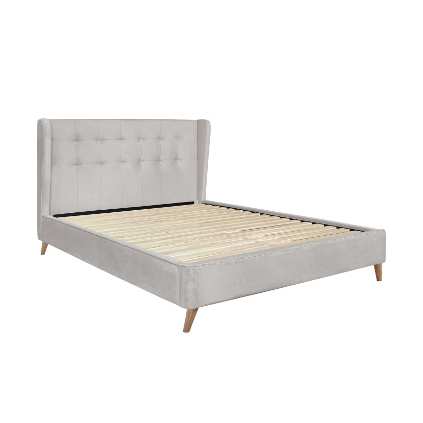 ESTELLA 160 cm smėlio spalvos lova ESTELLA 160 cm smėlio spalvos lova