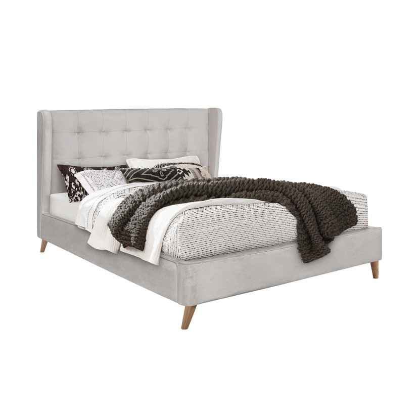 ESTELLA 160 cm smėlio spalvos lova ESTELLA 160 cm smėlio spalvos lova