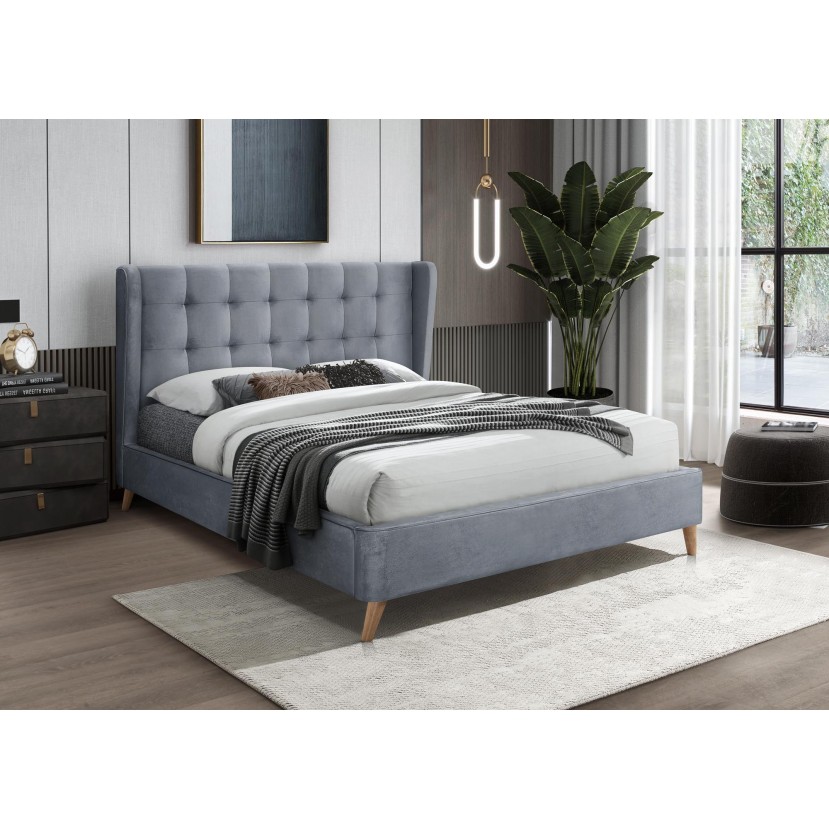 ESTELLA 160 cm lova pilka