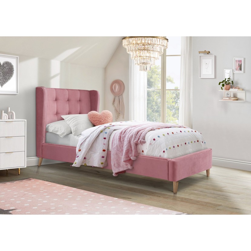ESTELLA 90 cm lova rožinė ESTELLA 90 cm lova rožinė