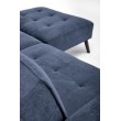 CORNELIUS sulankstoma sofa su pufas, spalva: mėlyna CORNELIUS sulankstoma sofa su pufas, spalva: mėlyna