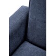 CORNELIUS sulankstoma sofa su pufas, spalva: mėlyna CORNELIUS sulankstoma sofa su pufas, spalva: mėlyna