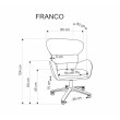 Fotelis FRANCO smėlio Fotelis FRANCO smėlio