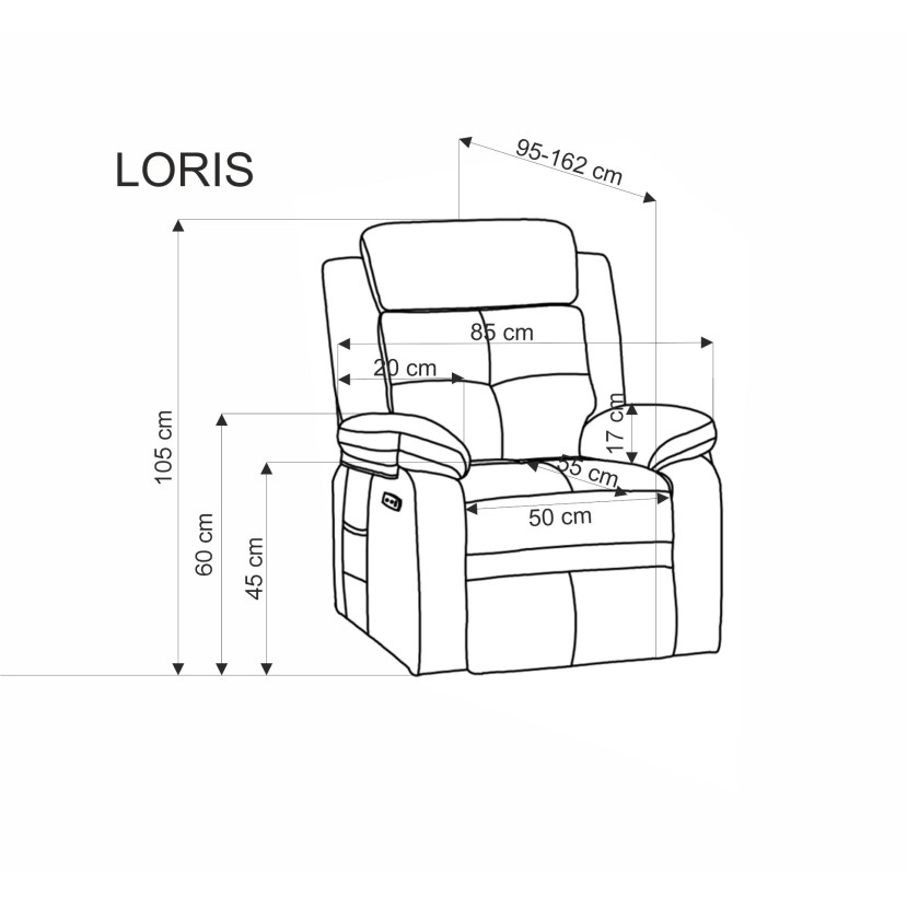Fotelis LORIS smėlio Fotelis LORIS smėlio