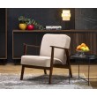 Fotelis MILANO 1S smėlio