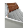Baro kėdė H123 pilka/riešutmedžio Baro kėdė H123 pilka/riešutmedžio