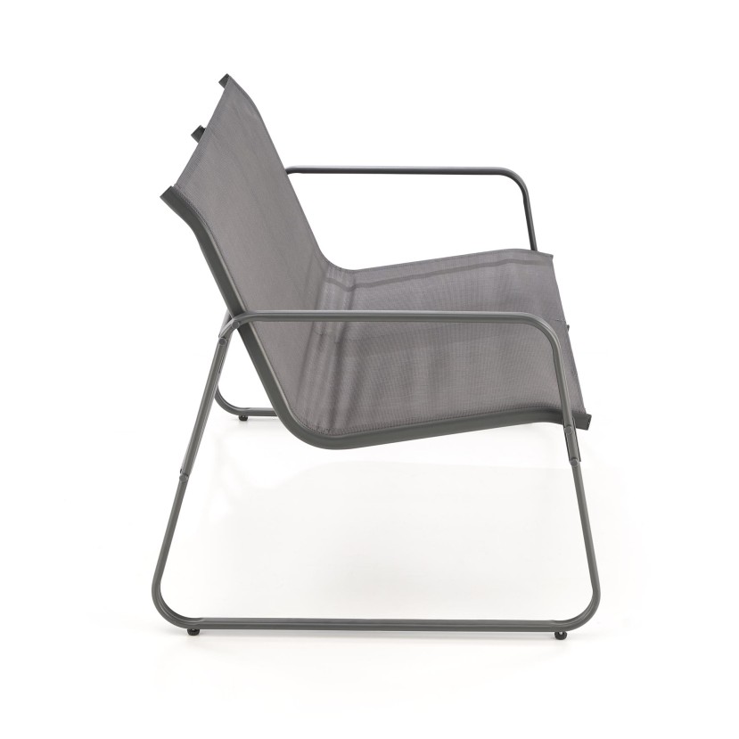 Lauko baldų komplektas CONOR tamsiai/šviesiai pilka (sofa + 2 kėdės + žurnalinis staliukas) Lauko baldų komplektas CONOR tamsiai/šviesiai pilka (sofa + 2 kėdės + žurnalinis staliukas)