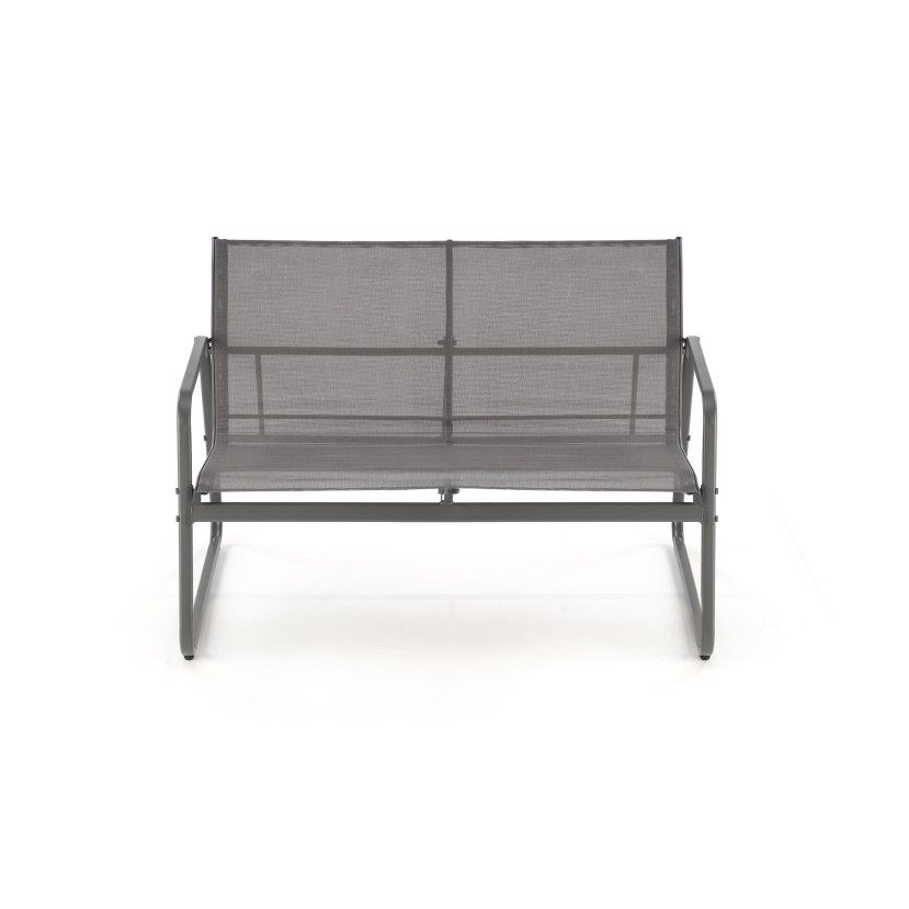 Lauko baldų komplektas CONOR tamsiai/šviesiai pilka (sofa + 2 kėdės + žurnalinis staliukas) Lauko baldų komplektas CONOR tamsiai/šviesiai pilka (sofa + 2 kėdės + žurnalinis staliukas)