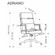 Biuro kėdė ADRIANO smėlio Biuro kėdė ADRIANO smėlio