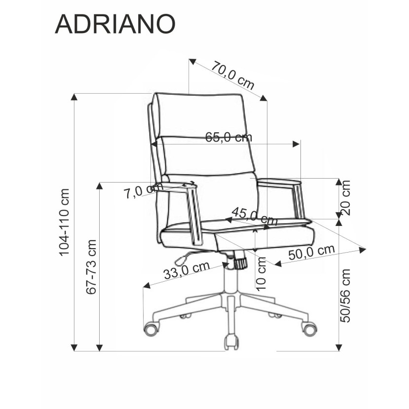 Biuro kėdė ADRIANO alyvinė Biuro kėdė ADRIANO alyvinė