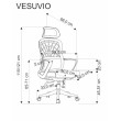 Biuro kėdė VESUVIO, juoda Biuro kėdė VESUVIO, juoda